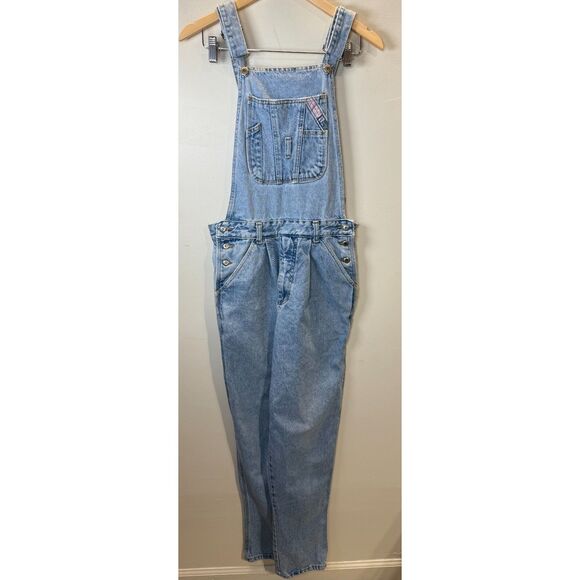 UNIONBAY Vintage Denim Overall Women’s Size 32 Blue Adjustable Strap Casual - Picture 1 of 9